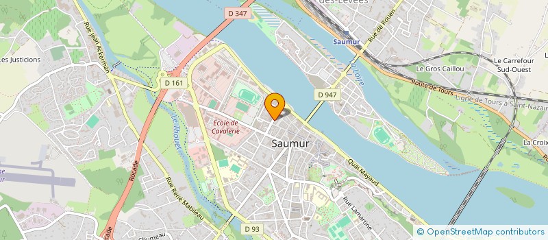 localisation de l'entreprise SCI PEREZ PENNERET  SAUMUR