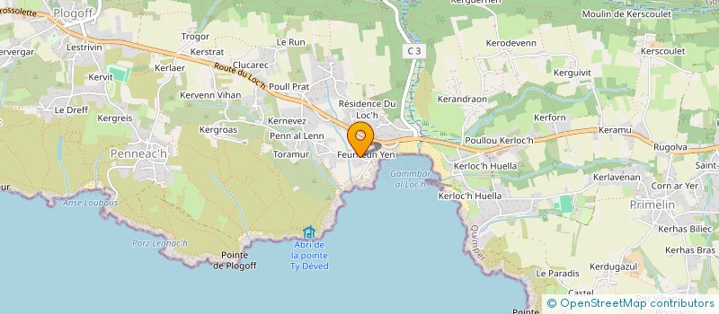 localisation de l'entreprise SCI PERFEZOU  PLOGOFF