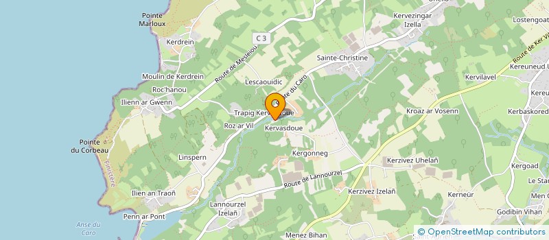 localisation de l'entreprise SCI PERGAB  PLOUGASTEL-DAOULAS