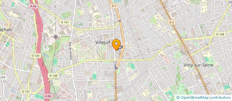 localisation de l'entreprise SCI PERGAMONE  VILLEJUIF