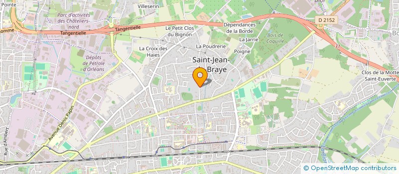 localisation de l'entreprise SCI PERGAUD à SAINT-JEAN-DE-BRAYE