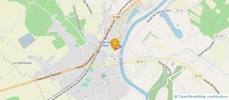 localisation de l'entreprise SCI PERGET à LISLE-SUR-TARN