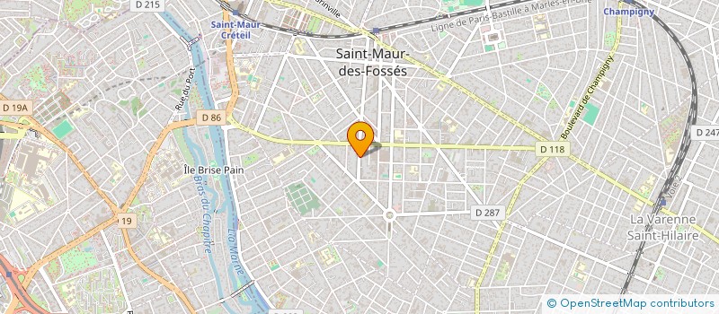 localisation de l'entreprise SCI PERHAPS à SAINT-MAUR-DES-FOSSES