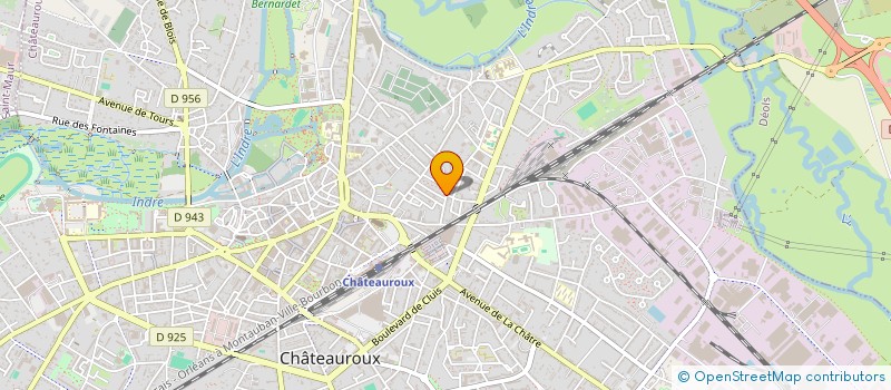 localisation de l'entreprise SCI PERI à CHATEAUROUX