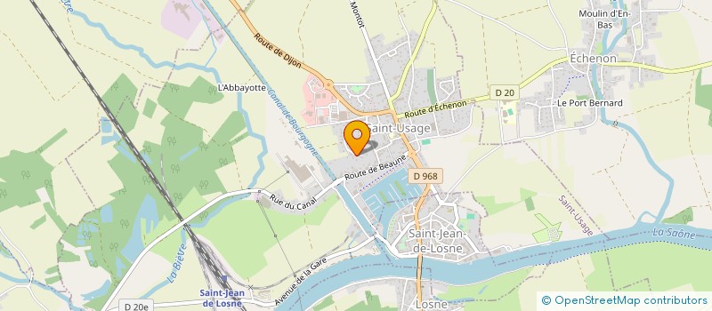 localisation de l'entreprise SCI PERI  SAINT-USAGE