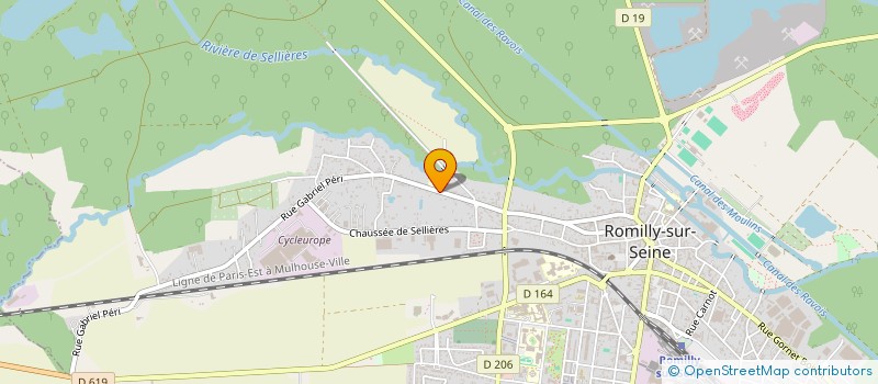 localisation de l'entreprise SCI PERI  ROMILLY-SUR-SEINE