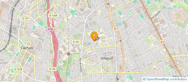 localisation de l'entreprise SCI PERI à VILLEJUIF