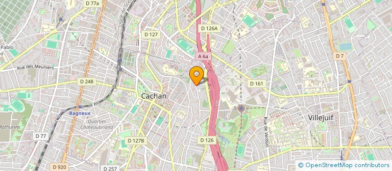 localisation de l'entreprise SCI PERI  CACHAN