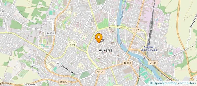localisation de l'entreprise SCI PERIBORDE à AUXERRE