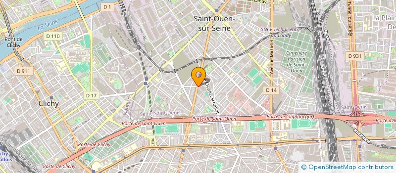localisation de l'entreprise SCI PERICK  SAINT-OUEN-SUR-SEINE