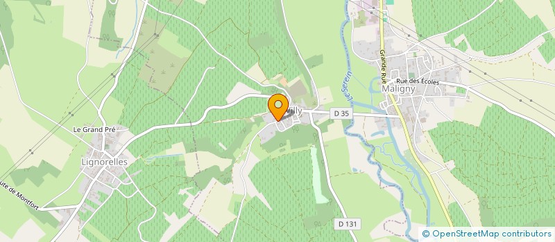 localisation de l'entreprise SCI PERICLES  VILLY