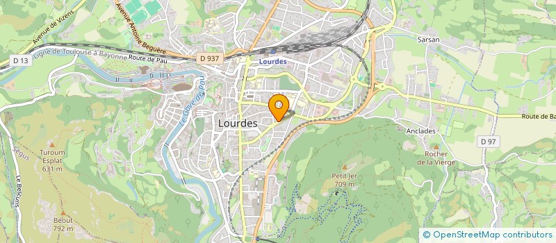 localisation de l'entreprise SCI PERICO  LOURDES