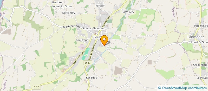 localisation de l'entreprise SCI PERICOT  PLEUBIAN