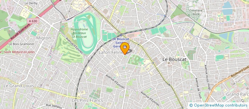 localisation de l'entreprise SCI PERIDO III  LE BOUSCAT