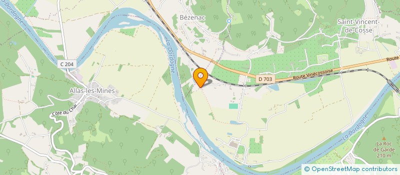 localisation de l'entreprise SCI PERIDORR  SAINT-VINCENT-DE-COSSE