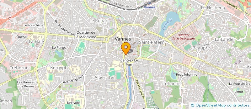 localisation de l'entreprise SCI PERIEL à VANNES