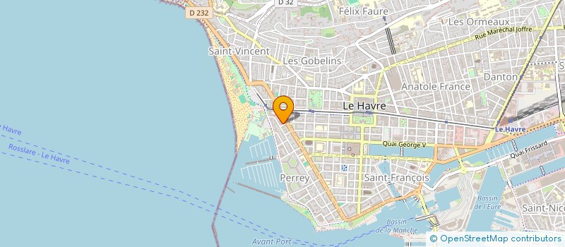 localisation de l'entreprise SCI PERIER à LE HAVRE