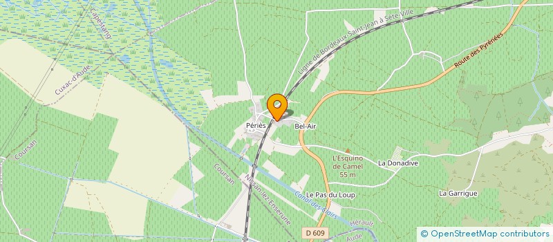 localisation de l'entreprise SCI PERIES OCCITANIE  NISSAN-LEZ-ENSERUNE