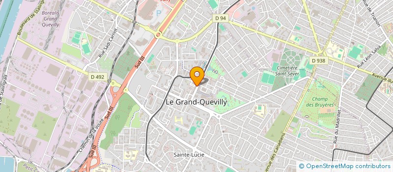 localisation de l'entreprise SCI PERIFAN FABRE  LE GRAND-QUEVILLY