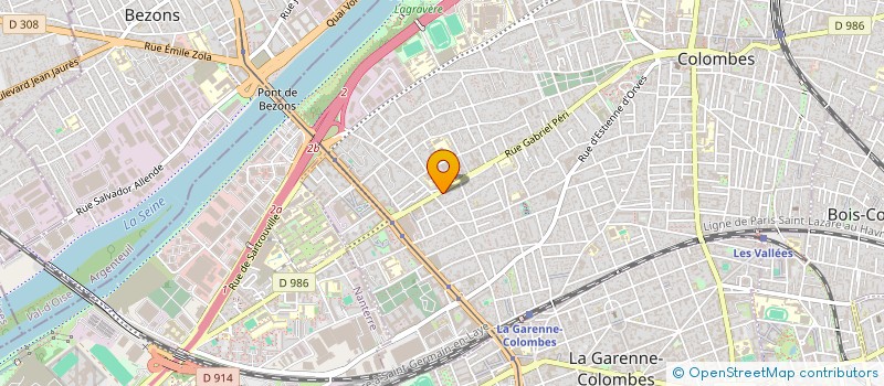 localisation de l'entreprise SCI PERIFAURE à COLOMBES