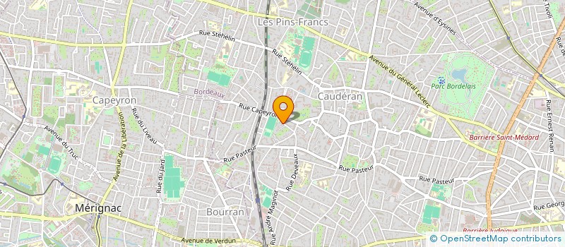 localisation de l'entreprise SCI PERIFRED  BORDEAUX