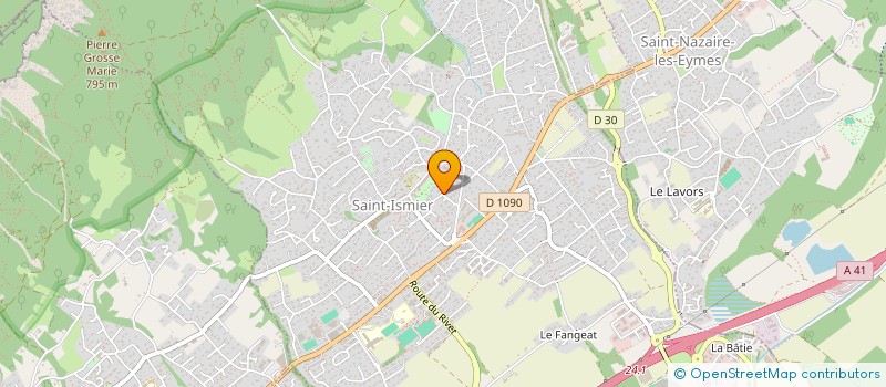 localisation de l'entreprise SCI PERIGEE à SAINT-ISMIER