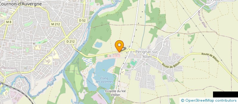 localisation de l'entreprise SCI PERIGNAT 3 ROUTE DU PONT  PERIGNAT-SUR-ALLIER