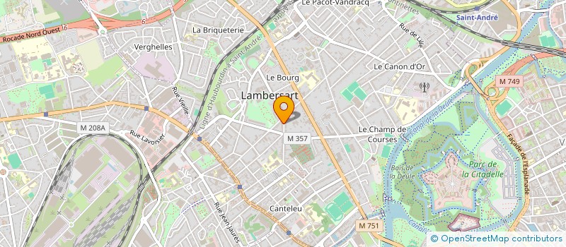 localisation de l'entreprise SCI PERIGNON à LAMBERSART
