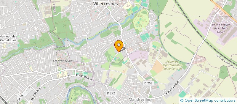 localisation de l'entreprise SCI PERIGNY 2020  VILLECRESNES