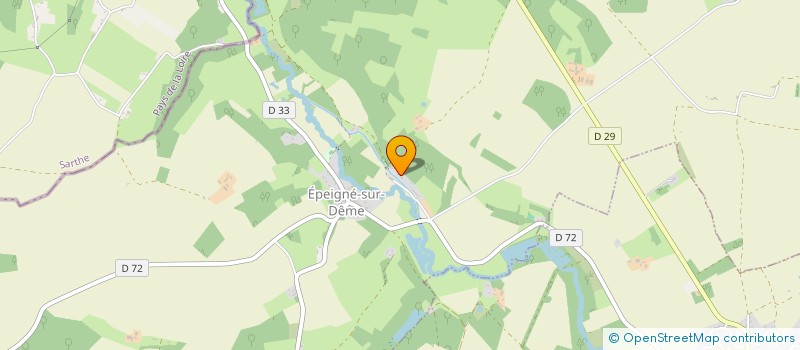 localisation de l'entreprise SCI PERIGORD 2005  EPEIGNE-SUR-DEME