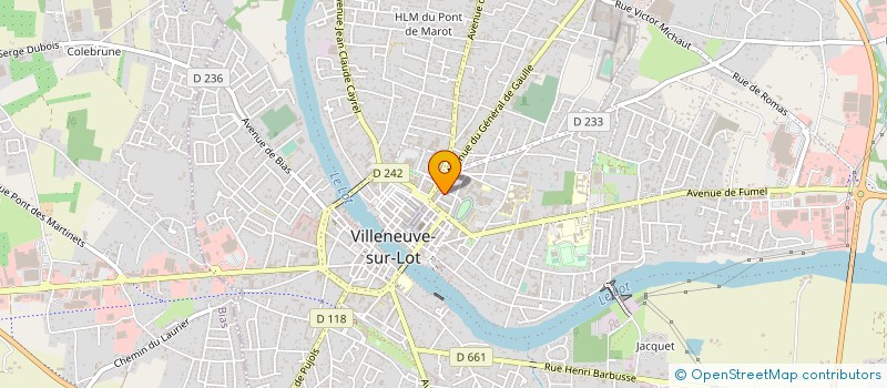 localisation de l'entreprise SCI PERIGORD AGENAIS à VILLENEUVE-SUR-LOT