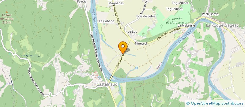 localisation de l'entreprise SCI PERIGORD AUTREFOIS à VEZAC
