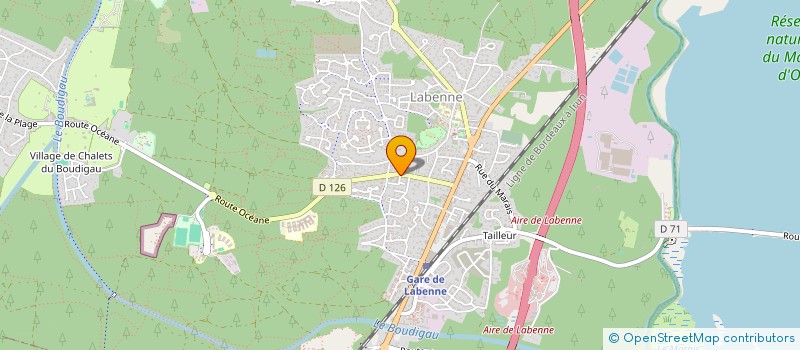 localisation de l'entreprise SCI PERIGORDE ATLANTE 40  LABENNE