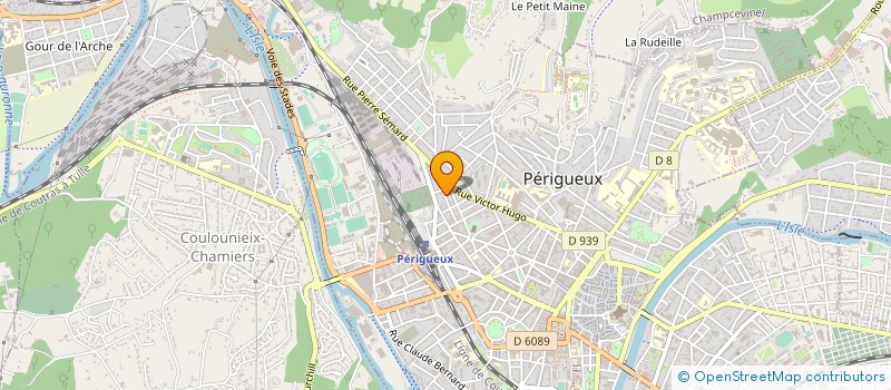 localisation de l'entreprise SCI PERIGUEUX CENTRE à PERIGUEUX