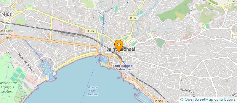 localisation de l'entreprise SCI PERILINNE à SAINT-RAPHAEL