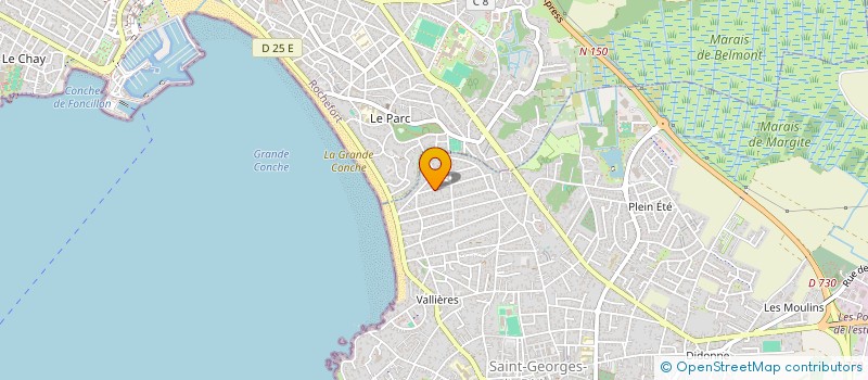 localisation de l'entreprise SCI PERILLEAU  SAINT-GEORGES-DE-DIDONNE