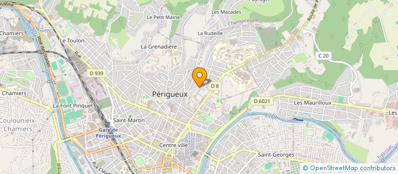 localisation de l'entreprise SCI PERILYON à PERIGUEUX