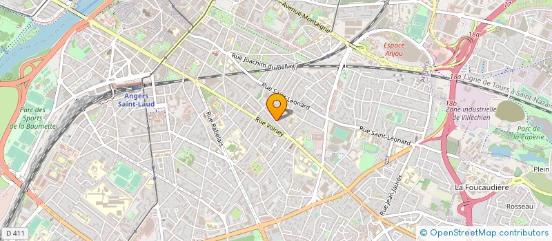 localisation de l'entreprise SCI PERIMAINE à ANGERS