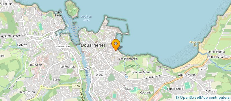 localisation de l'entreprise SCI PERIMMO.DZ  DOUARNENEZ