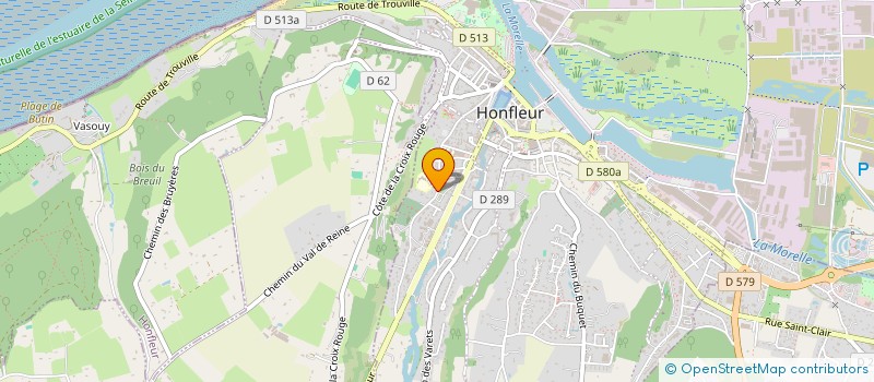 localisation de l'entreprise SCI PERIN à HONFLEUR