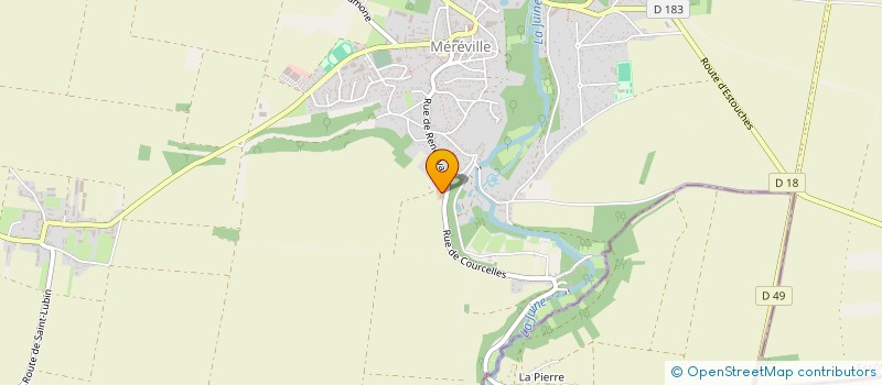 localisation de l'entreprise SCI PERIN-FAUCHARD  LE MEREVILLOIS