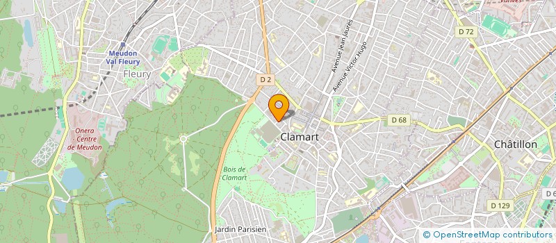 localisation de l'entreprise SCI PERIN RUE DUFFAUT à CLAMART