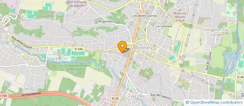 localisation de l'entreprise SCI PERINAT OLLAINVILLE  MONTLHERY