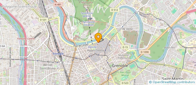 localisation de l'entreprise SCI PERINETTE à GRENOBLE
