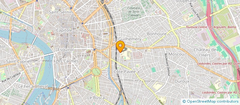 localisation de l'entreprise SCI PERISSE à TOULOUSE