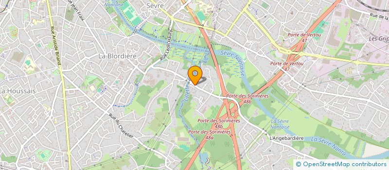 localisation de l'entreprise SCI PERISTYLE  VERTOU