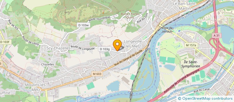 localisation de l'entreprise SCI PERKO 83 à LONGEVILLE-LES-METZ
