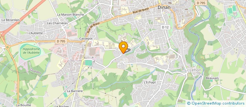 localisation de l'entreprise SCI PERL  DINAN