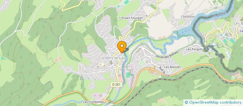 localisation de l'entreprise SCI PERLA  VILLERS-LE-LAC