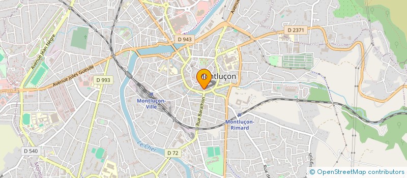 localisation de l'entreprise SCI PERLACA à MONTLUCON